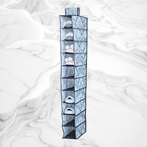 Closet Organizer 10 Shelf Hanging Storage 47 inches x 12  x 6 Laura Ashley New